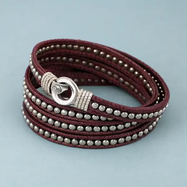 Pulseira de Envolver em Pele