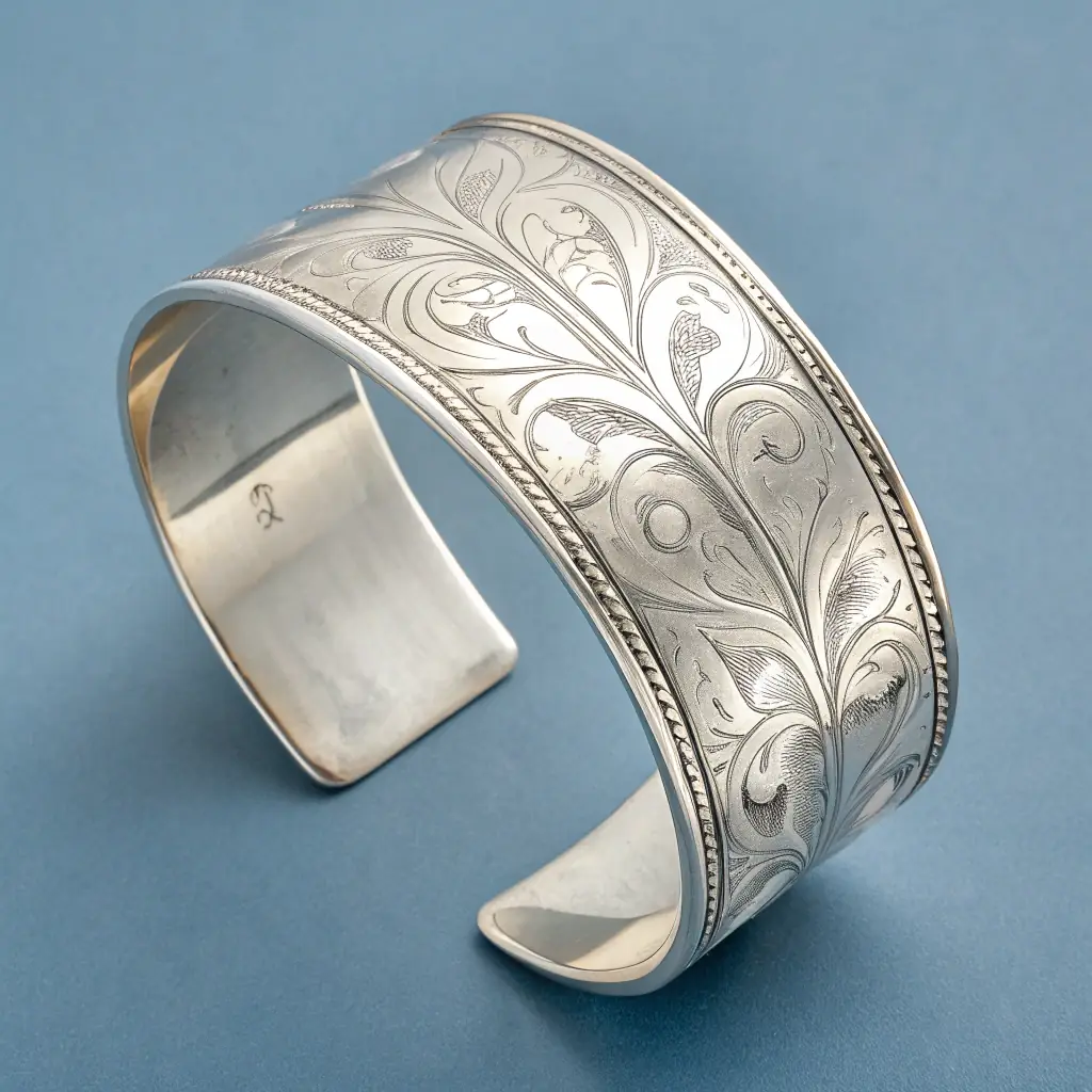 Bracelete com Detalhes Dourados