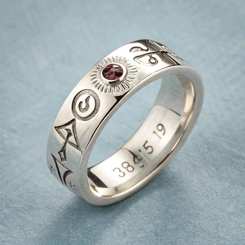 Anel Solitário Elegante