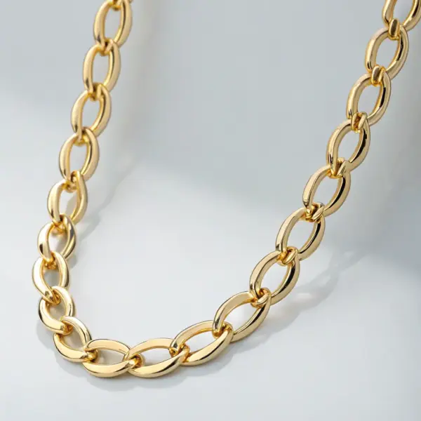 Colar de Corrente de Ouro da L'Bea